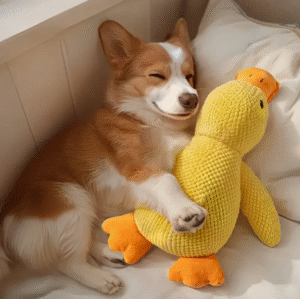 Soft Chew Resistant Plush Duck Dog Toy