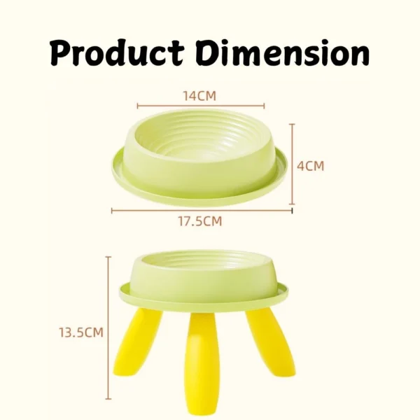 High Feet Cat Food Bowl Cat Water Bowl Pet Food Feeder