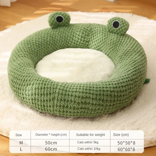 sg-11134201-7ra3g-mbhlwqd0jsad36 Frog Shape Pet bed for All Seasons
