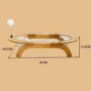 sg-11134201-7rd5z-lvn18qo4rdyb6b Cat Nest Capsule Transparent Oval Sleeping Bed