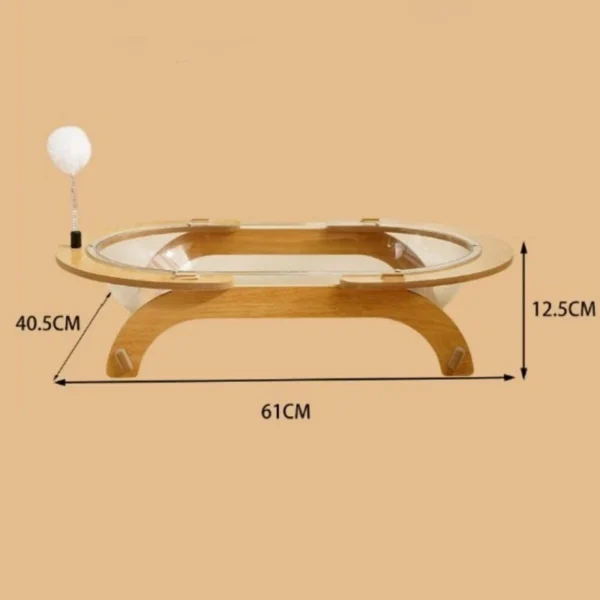 sg-11134201-7rd5z-lvn18qo4rdyb6b Cat Nest Capsule Transparent Oval Sleeping Bed