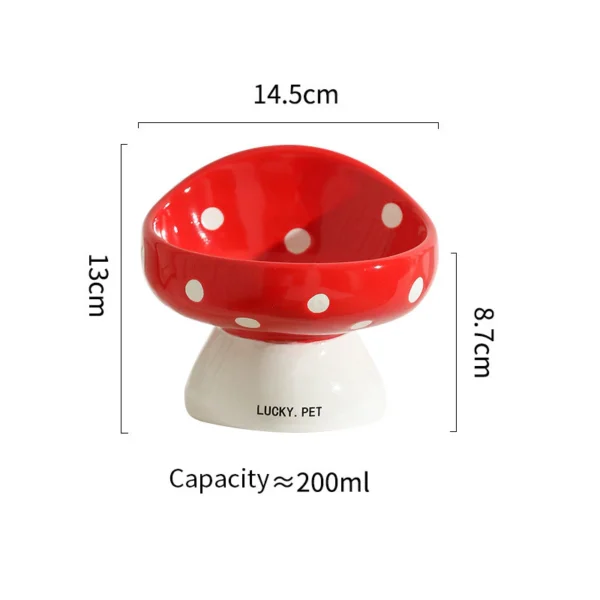 sg-11134201-7rd6i-lv5yit160ejb70 Neck Protector Mushroom Shape Pet Food Bowl