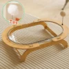 sg-11134201-7rd6w-lvn18sig2c3g78 Cat Nest Capsule Transparent Oval Sleeping Bed