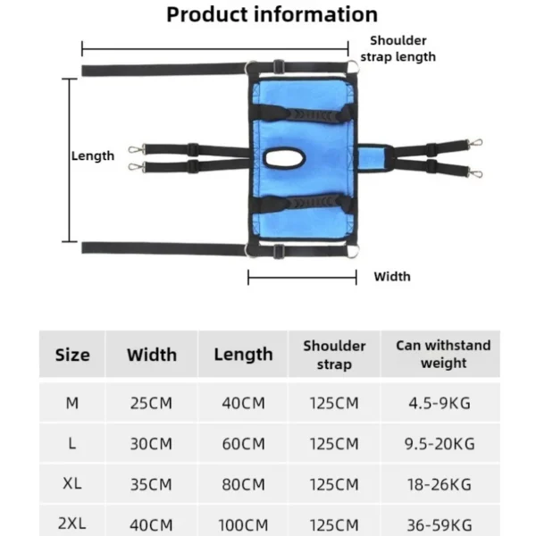sg-11134201-7renk-m909wzzg4pzl8c Adjustable Dog Recovery Harness with Leash