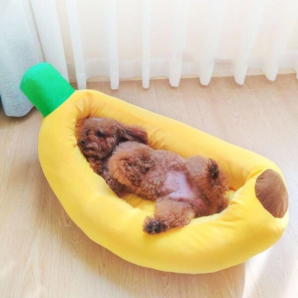 sg-11134201-824gf-mesfdz8udfyce9 Banana Shape Washable Puppy Bed