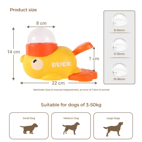 sg-11134201-824ie-mdwxbqef4iyua2 Duck Design Pet Automatic Feeder Toys