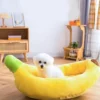 sg-11134201-824j2-mesfdz80wx6t4b Banana Shape Washable Puppy Bed