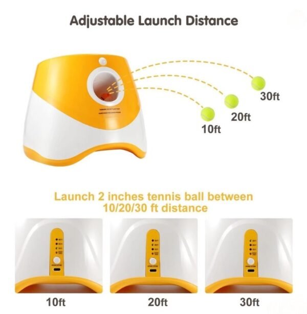 Name: Automatic Dog Ball Thrower with 3 Tennis Balls